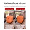 Tesla Cybertruck Model 3 Model Y Model S Model X Car Double-Sided Suede Leather Headrest Neck Support Pillow Seat Waist Cushion