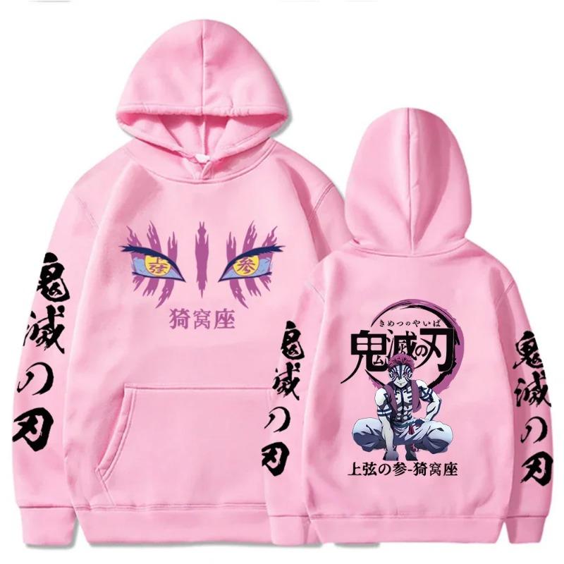 Japansk Anime Høst Nye Hettegensere for Menn Akaza Manga Grafisk Streetwear Pullover Hettegenser Langermet Hettegenser
