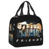 Benutzerdefinierte TV-Show Friends Symbol Lunchtasche Herren Damen Kühlbox Thermisch Isolierte Lunchboxen für Schüler Schule