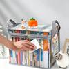 Faltbare Transparente Wasserdichte Buchbox Studentenwohnheim Klassenzimmer Haushalt Buch Aufbewahrungsbox