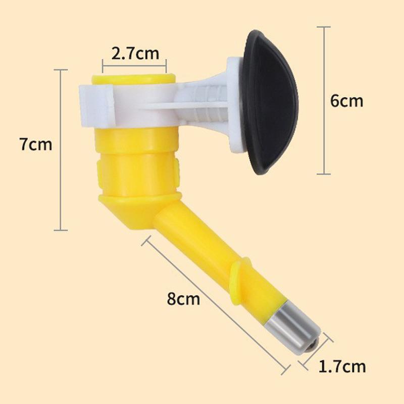 

Фонтан для питья домашних животных Подвесная поилка для собак Подвесная лейка для кошек Автоматическое кормление и питье для животных жёлтый