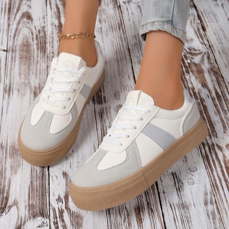 

Дизайнерская модная повседневная обувь для женщин, кроссовки на шнуровке для активного отдыха, женская удобная универсальная спортивная обувь, женская вулканизированная обувь 41 серый