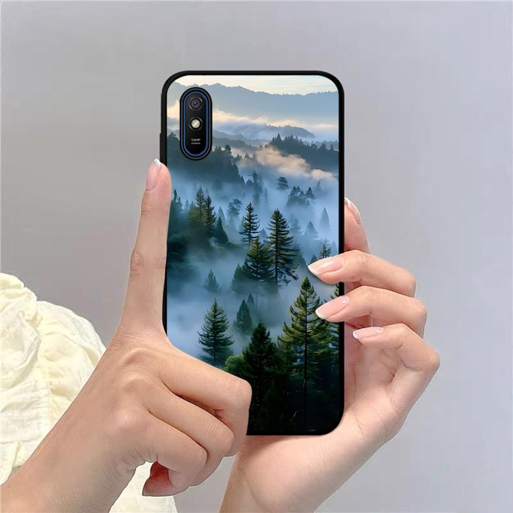 Forest Landscape Phone Case For Redmi 5 6 7 8 9 10 Plus Pro 6 7 8 9 A GO K20 K30 K40 Pro Plus F3 Fundas