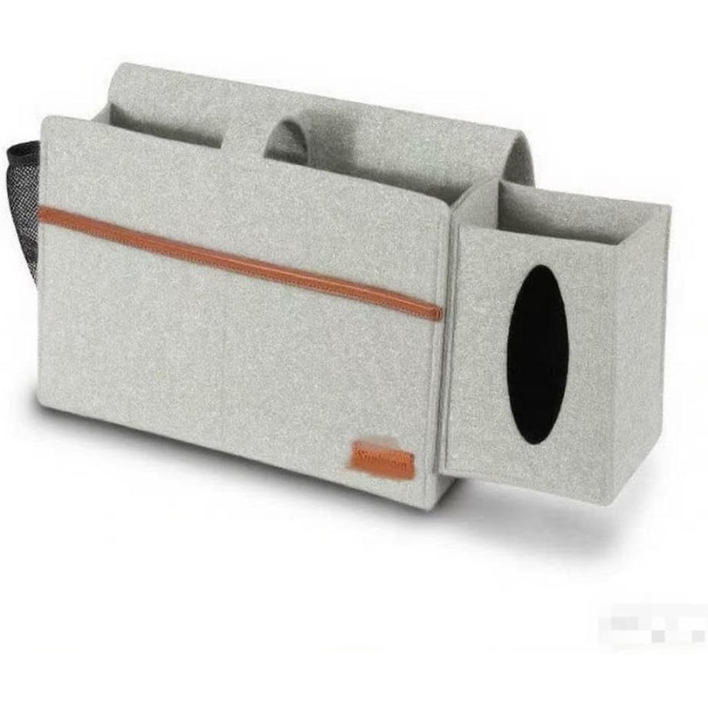 Bedside Caddy - Hanging Storage Pouch for Bedside, Couch, Dorm Room - Multi-Pocket Wall Mounted Felt Storage Organizer