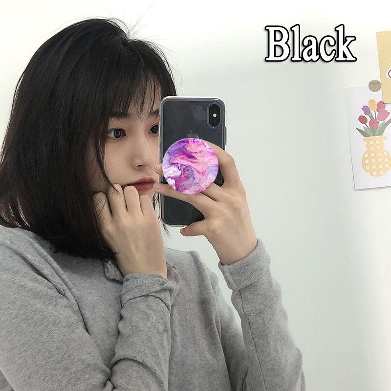 Artistic Quicksand Support Holders Supports For Mobile Tablets Retractable Finger Grip Holder