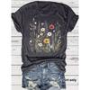 New Fashionable Short-sleeved Printed Pattern Summer T-shirt Top