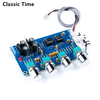 XH-M164 NE5532 Amplifier Board Module Stereo Pre-amp Preamplifier Tone Board Audio 4 Channels 4CH CH Control Circuit Module