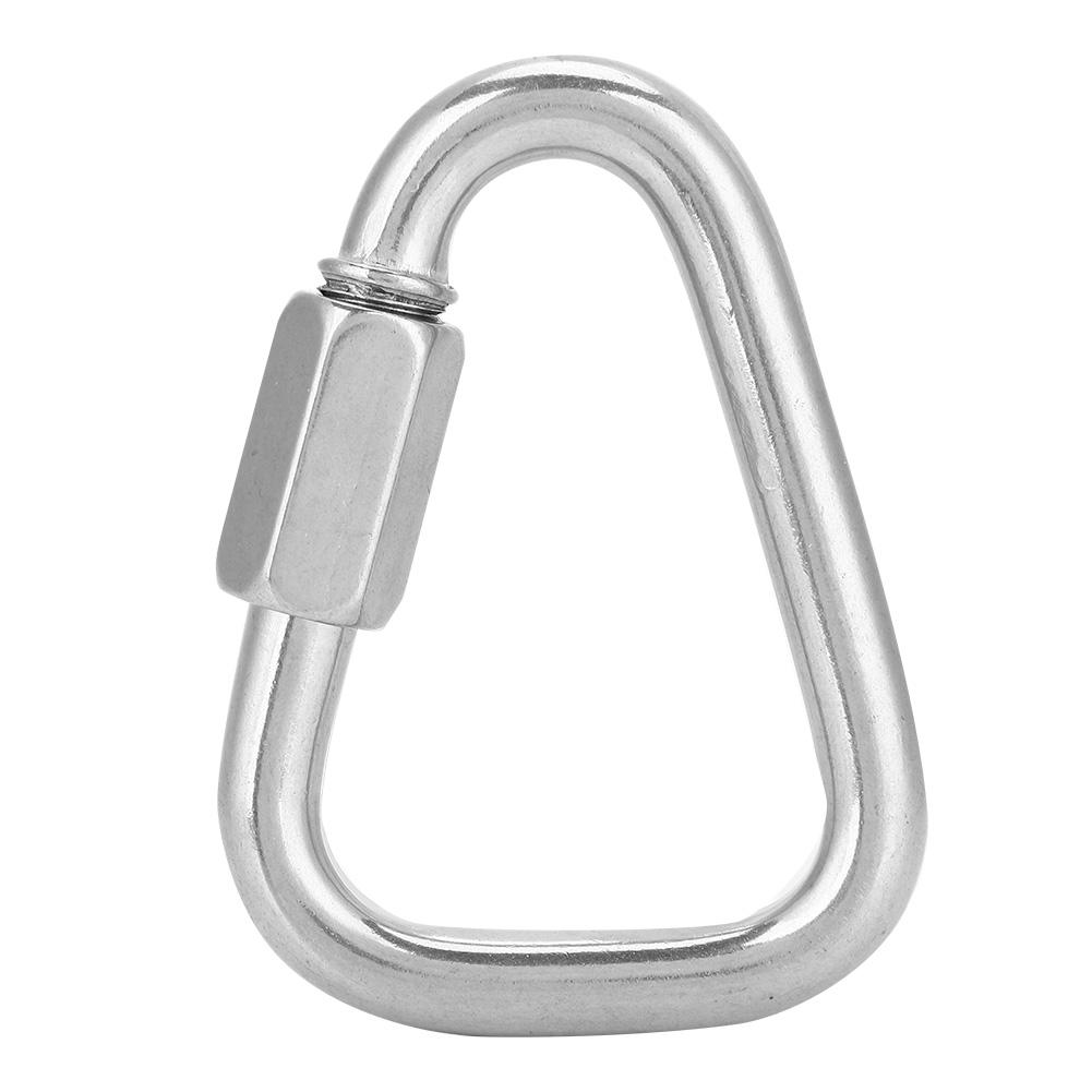 Langlebiger sicherer Expresskarabiner Outdoor Edelstahl Mellon-Verschlüsse zum Klettern M12