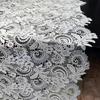 Elegant 3D Water-Soluble Lace Qipao Fabric with Double-Sided Design