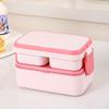 Zhi Shi Tragbare Doppelschichtige Lunchbox mit 2 Fächern