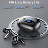 Wireless Earbuds Bluetooth 5.3 Headphones 48H Stereo Earphones in Ear with 4 ENC Mic Clear Calls, Noise Cancelling Ear Buds with LED Display Charging