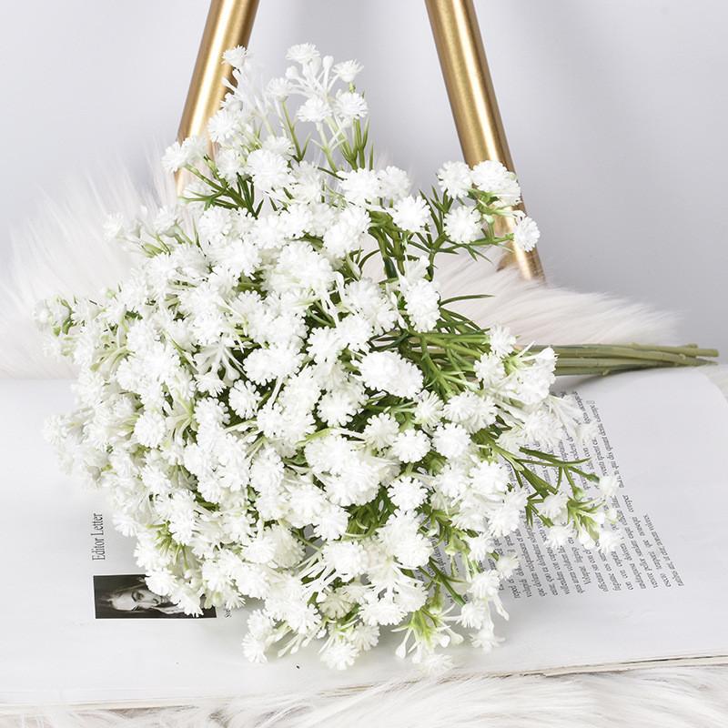 

Simulated Paniculata Gypsophila Floral Handheld Arrangement For Bridal Decor