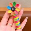 Elastici per Capelli a Spirale per Bambini, Elastici Magici Colorati Cambia Colore in Plastica Gomma per Code di Bambina