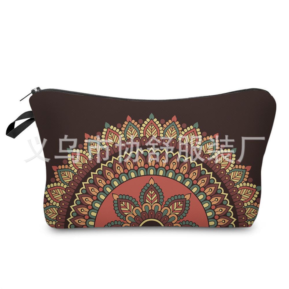 3D Printed Datura Makeup & Clutch Bag - Women's Storage Toiletry Bag
