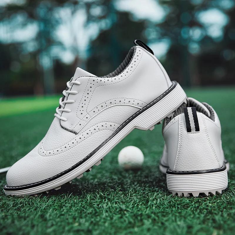 Golf Shoes Men's Four Season Anti Slip Sports Shoes New Fashionable Breathable Comfortable Nail Free Casual Sports Shoes
