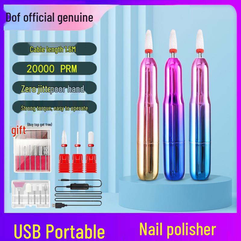 

USB Powered Colorful Electric Nail Grinding Pen for Manicures
