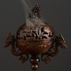 Handmade Zinc Zinc Alloy Incense Burner Hollow Out Sandalwood Incense Burner  Office Decoration