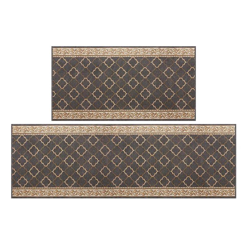 Kitchen Dornier Floor Mat Water-absorbing and Oil-absorbing Non-slip Long Rug Relieve Foot Pressure Vintage Doormat