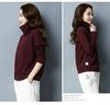Women's High Neck Fleece-Lined Loose Long Sleeve T-shirt - 2024 Trendy Autumn/Winter Korean Style