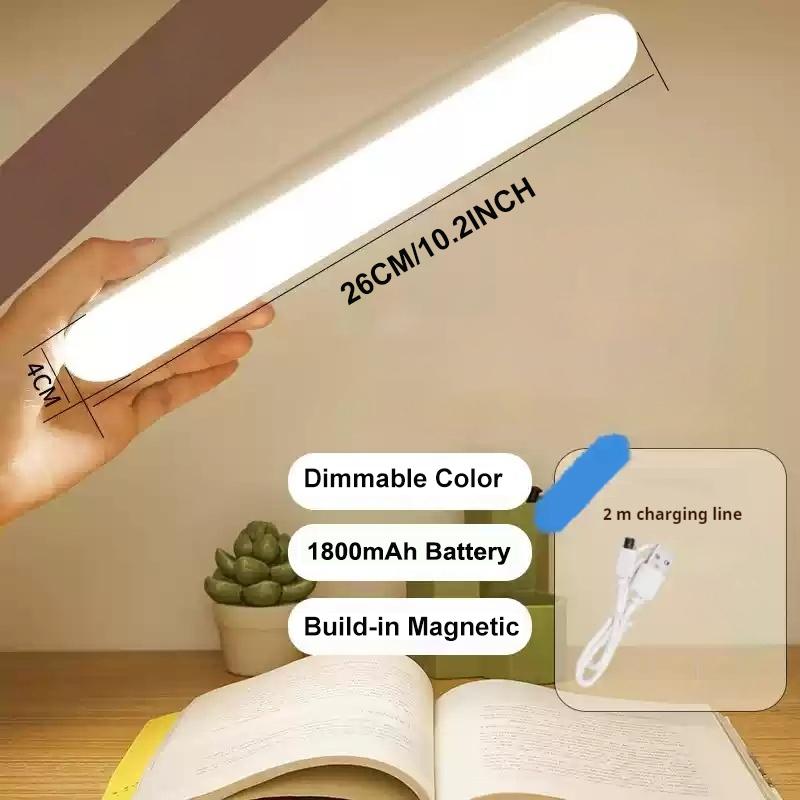 

Настенный светильник USB Перезаряжаемый Светодиодный Ночник Магнитное Диммирование Подсветка для Шкафа Компьютер Обучение Офис Подставка для Чтения Свет для Спальни