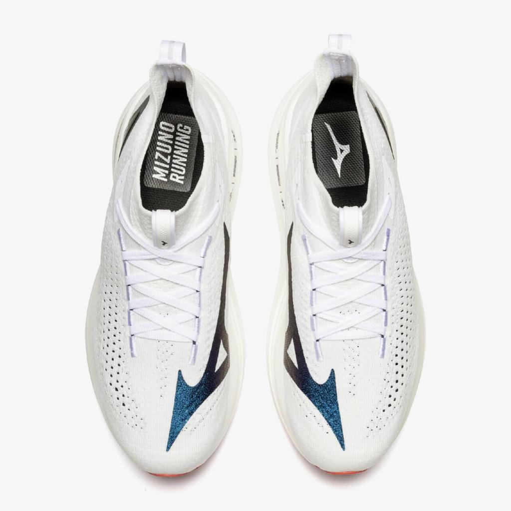 Mizuno NEO VISTA 2 Running Shoes for White X Metallic Blue X 2E Men, Pink, 25.5 Cm,