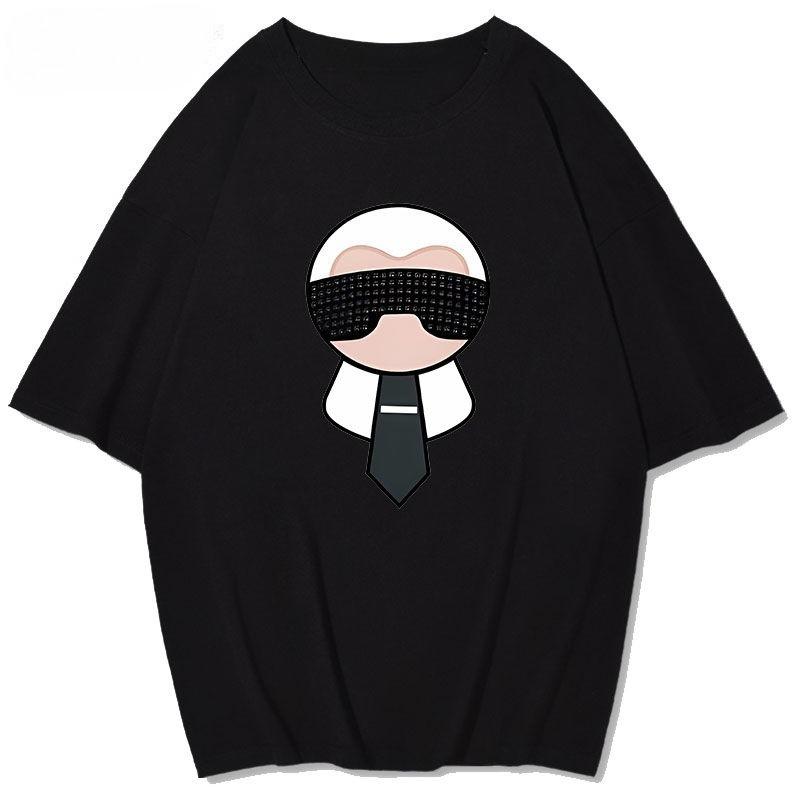 Summer Men's T-Shirt Trend Casual Cotton Tees Short Sleeve Luxury Brand T-shirt Men Women Clothing Y2k Tops Unisex