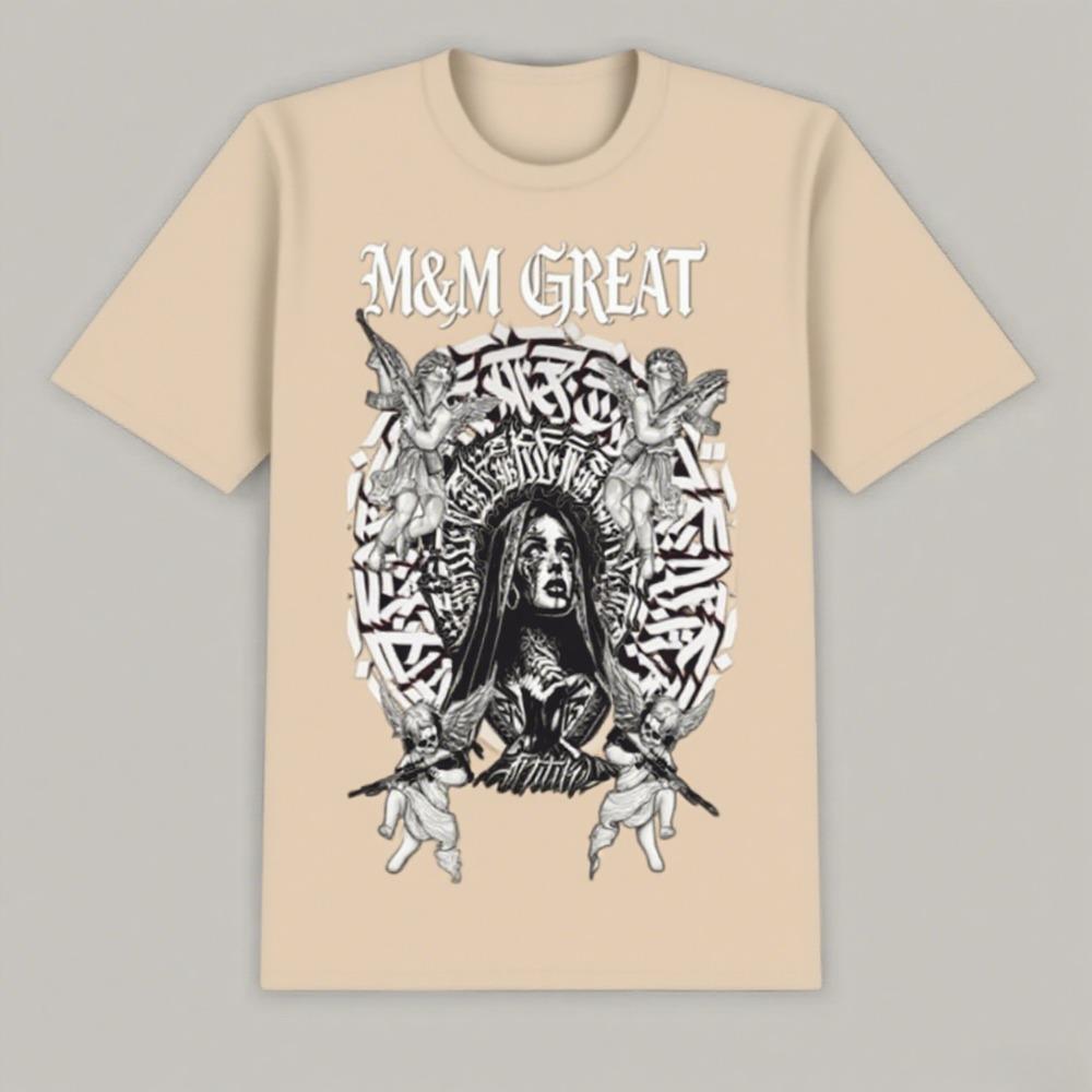 Fashion Leisure Short-sleeved and Couples Street Daily Style Comfortable Best-selling Light Cotton High-quality Printed T-shirts