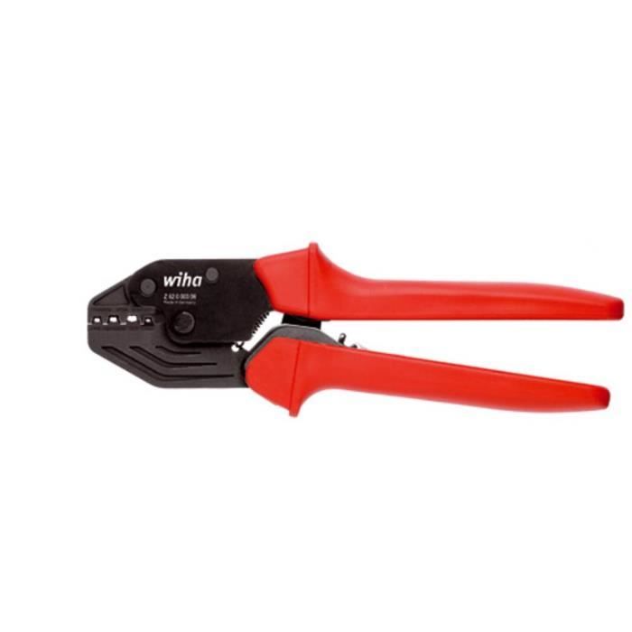 Pince à sertir pour connecteur plat non-isolé - WIHA - Standard Z 62 0 003 06 33842 - 0.25 à 6 mm²