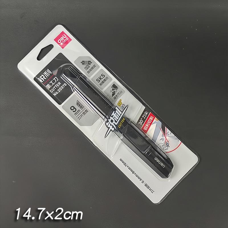 Deli Metal Craft Knife: Small Paper Cutter & Wallpaper Knife - Handmade Express Box Opener & Art Tool