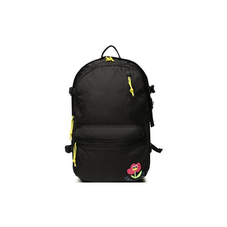 New Converse Polyester Backpack Regular Unisex Black 10025846-A01