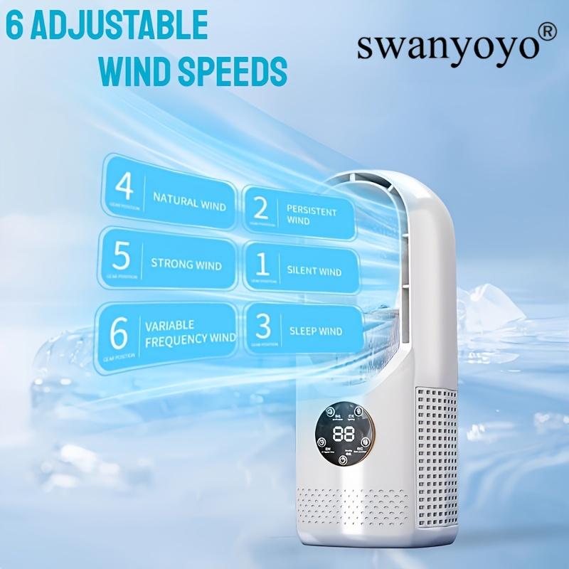 Bladeless Fan, Spray High-efficiency Cooling Cooler, Office Desktop Fan Three-in-one USB-powered Desktop Fan Of Air Cooler, Night Light And Humidifier