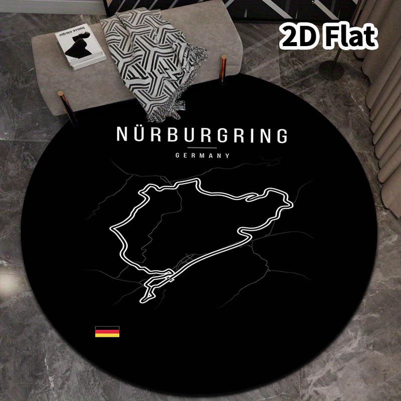 Round Area Rug Carpet Rug For Living Room Bedroom Sofa Playroom Decor Nonslip Floor Mat