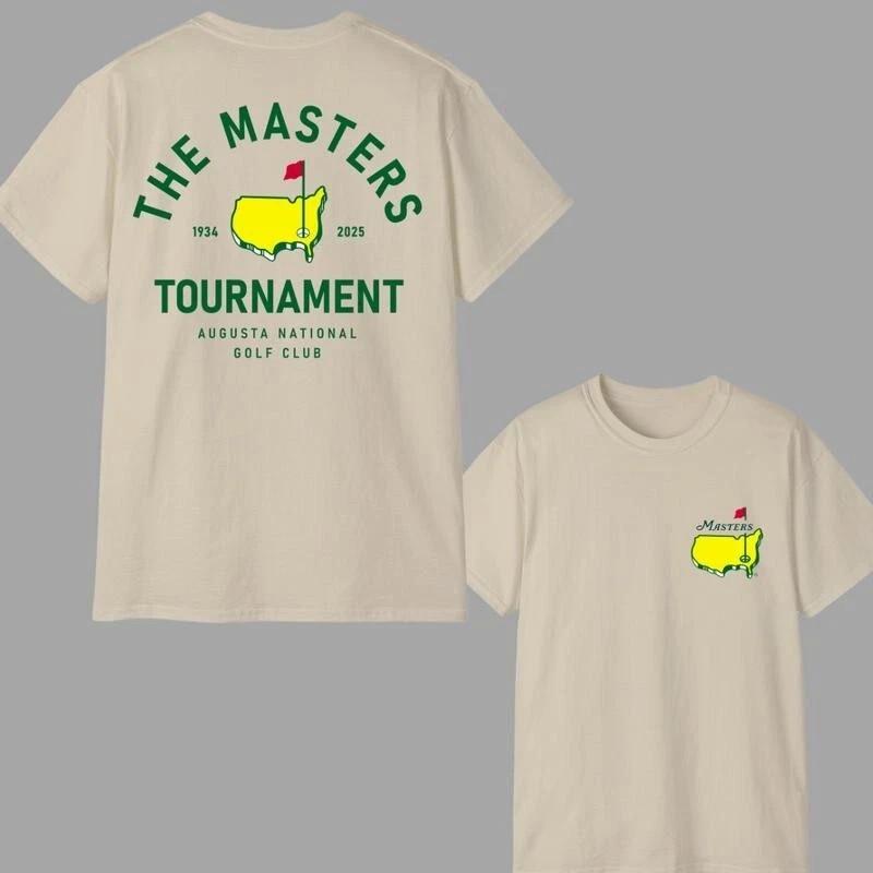 2 Sides The Masters 2025 Tournament Golf Shirt Augusta National Tee SAND IA839 Unisex T-Shirt XXXL