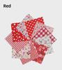 100-Color Patchwork Cloth Set: Floral, Plaid & Polka Dot Plain Weave Cotton for DIY Crafting