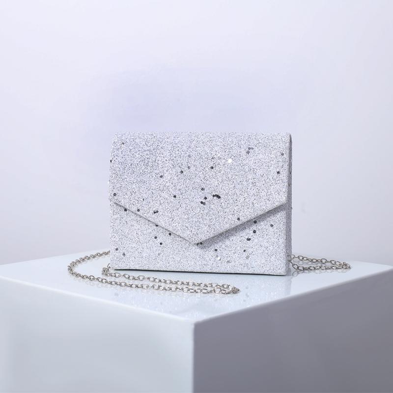 Borsa a Tracolla Messenger Nera da Donna Vintage Paillettes Scintillanti Pochette Borse a Spalla da Ufficio per Signore Alta Qualità Lusso 2026