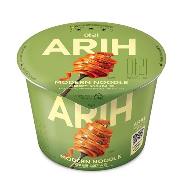 Paldo BTS Nudeln [ARIH] Moderne Nudeln Koreanische Gebratene Nudeln im Becher 125g  (7 Geschmacksrichtungen, 23 Optionen)