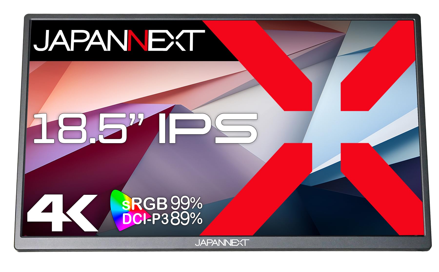 

JAPANNEXT inch IPS panel 4K resolution mobile monitor miniHDMI USB Freestanding kickstand included JAPANNEXT special pouch included 18.5 (3840x2160)