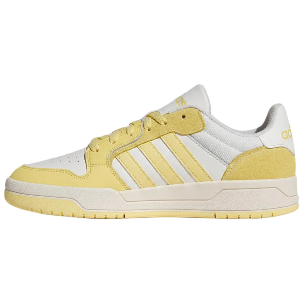 Adidas Entrap Fabric Synthetic Leather Comfortable Versatile Low-Top Sneakers Unisex sneakers White Yellow KH8207 35⅔