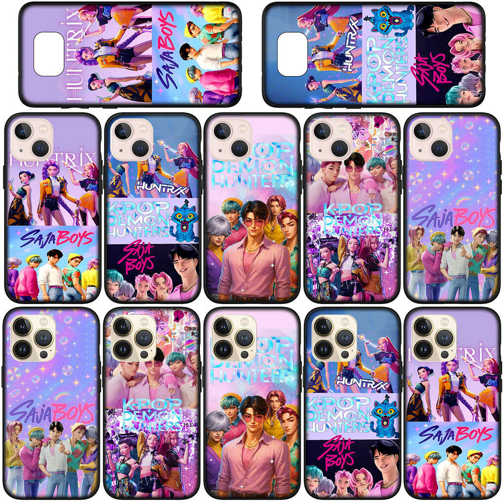 Handyhülle für iPhone 17 16 15 Plus X Huawei P30 P20 Lite Redmi Note 14 12 11 13 Pro Max OPPO A60 A80 A40 A18 Jinu Saja KPop Dämonen Jungs Jäger Hülle