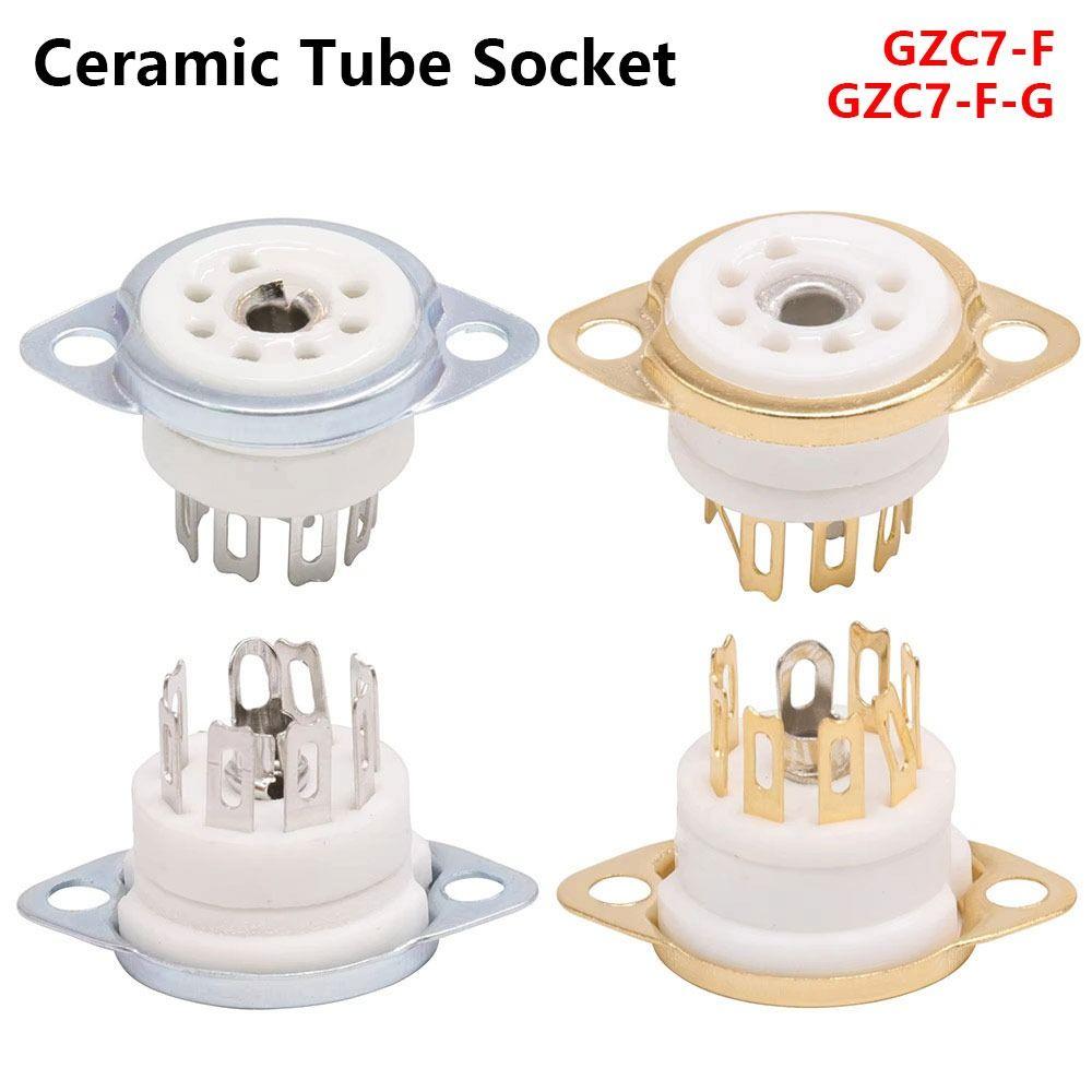 1Pcs DIY Valve Base PCB Mount GZC7-F GZC7-F-G for EAA91 EC92 6X4 EZ90 6Z4 EF95 Audio Amplifier
