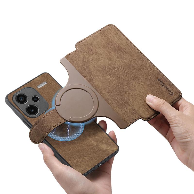2 In 1 Detachable Leather Wallet Card Slot Flip Magnetic Case for Xiaomi 15 Ultra 14 13 12 11 10 Redmi Note14 Note13 Note12 Pro