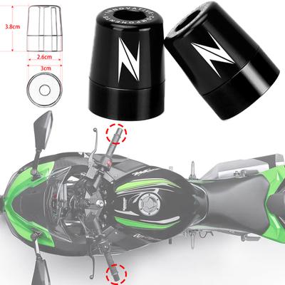 Motorcycle Handle Grips End For Kawasaki NINJA 300 400 650 ZX6R ZX9R ZX12R Z800 Z750 Z250 ER6N/F Motorbike Handlebar Ends