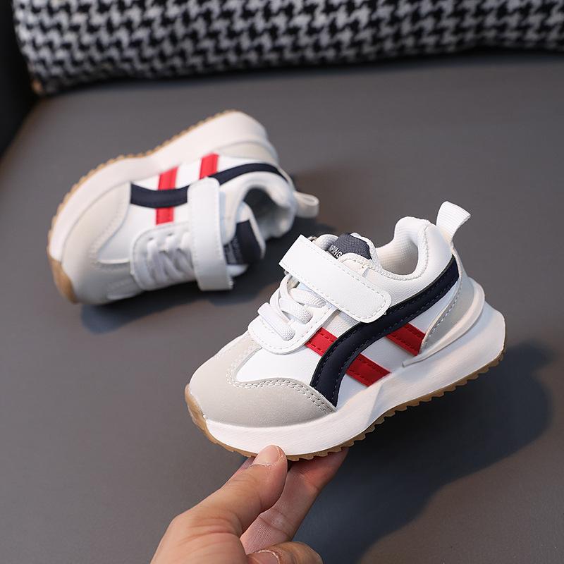 

Детская обувь Forrest Gump, спортивная обувь для мальчиков, кожаные кроссовки для девочек 21 белый