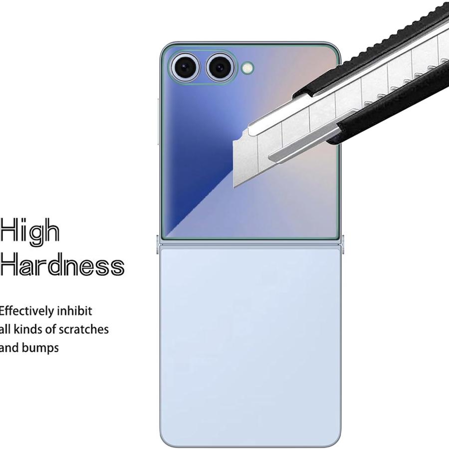 [2+2] 4IN1 HD Tempered Glass Outer Screen Protector + 2PCS Soft Screen Protector Flexible TPU Film for Samsung Galaxy Z Flip 7 6 5 Flip7 Flip6 5G