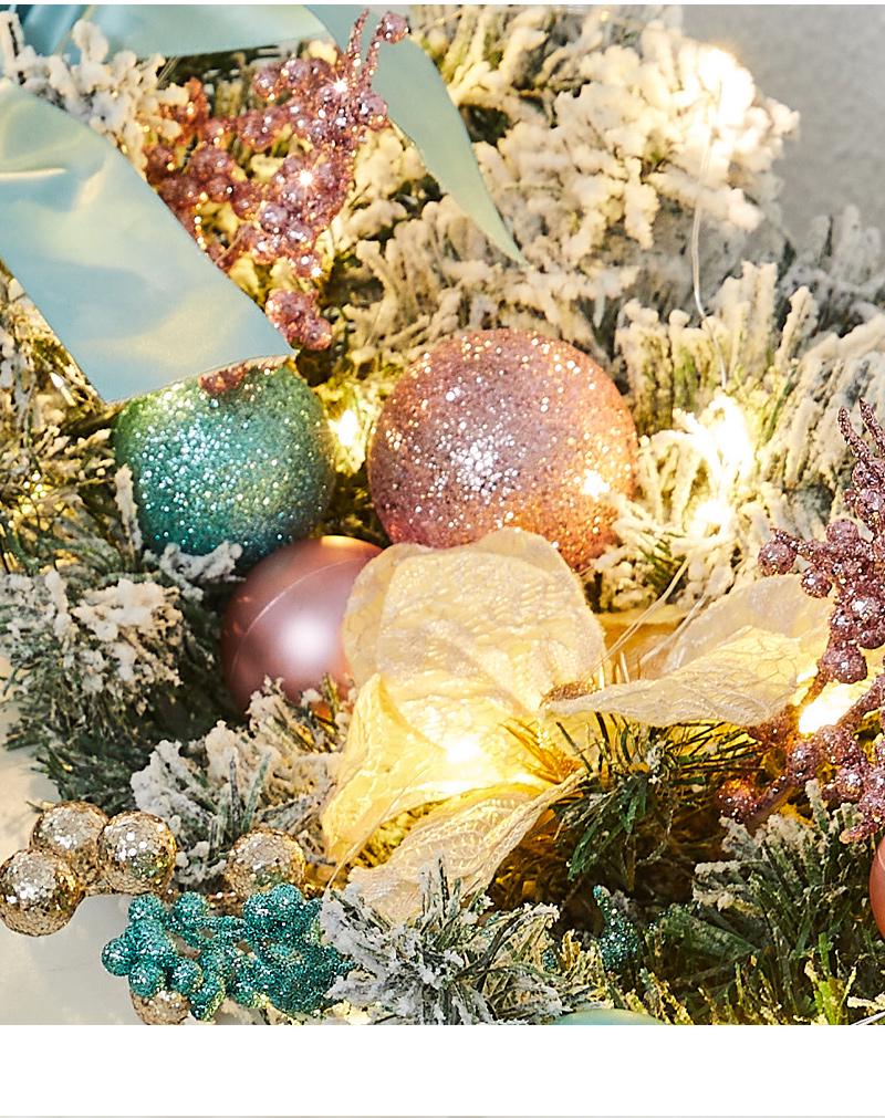 Szyfrowane Śnieżynki z Rattanu Dekoracje Świąteczne na Okna, Drzwi i Balustrady