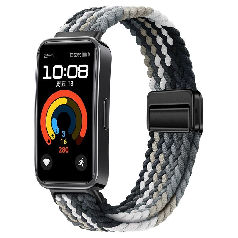 Nylon Loop Band for Huawei Band 10 Strap Braided Magnetic Buckle Wristband for Huawei Band8 9 10 Breathable Bracelet Accessories