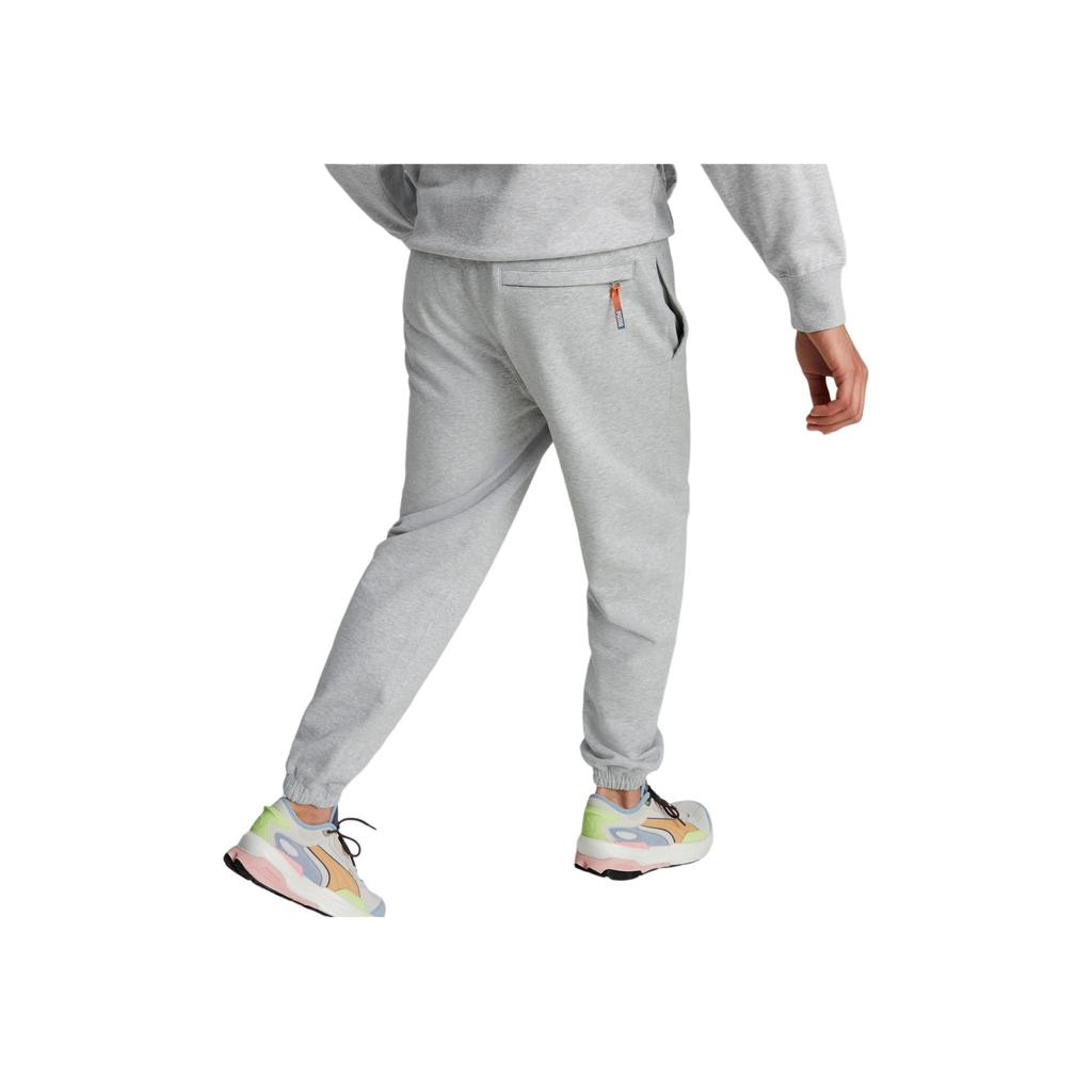 Puma Logo Print Drawstring Cuffed Casual Pants Men bottoms Gray 536113-04