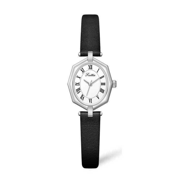 Belt Temperament Women's Waterproof Watch Vintage Dial Roman 9856