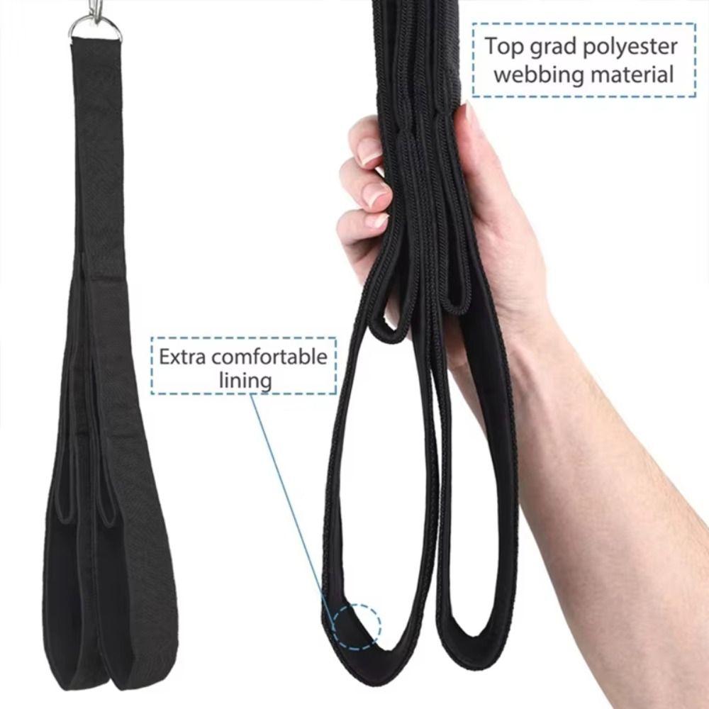 Anti-Slip Arm Strength Rope Muscle Training Pull Down Rope Men Women Long Triceps Strap  Crunches