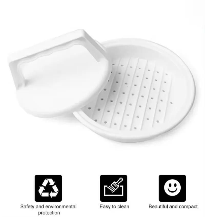 Plastic Burger Press Multiuse Meat Mold Patty Maker Kitchen Tool Hamburger Presser Meatloaf Pan Cooking Gadgets